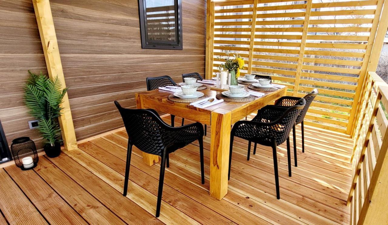 Mobilehome Elena Premium With Pool, Istria 반졸레 외부 사진