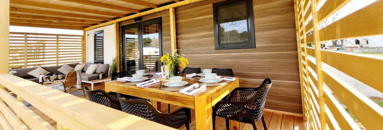 Mobilehome Elena Premium With Pool, Istria 반졸레 외부 사진