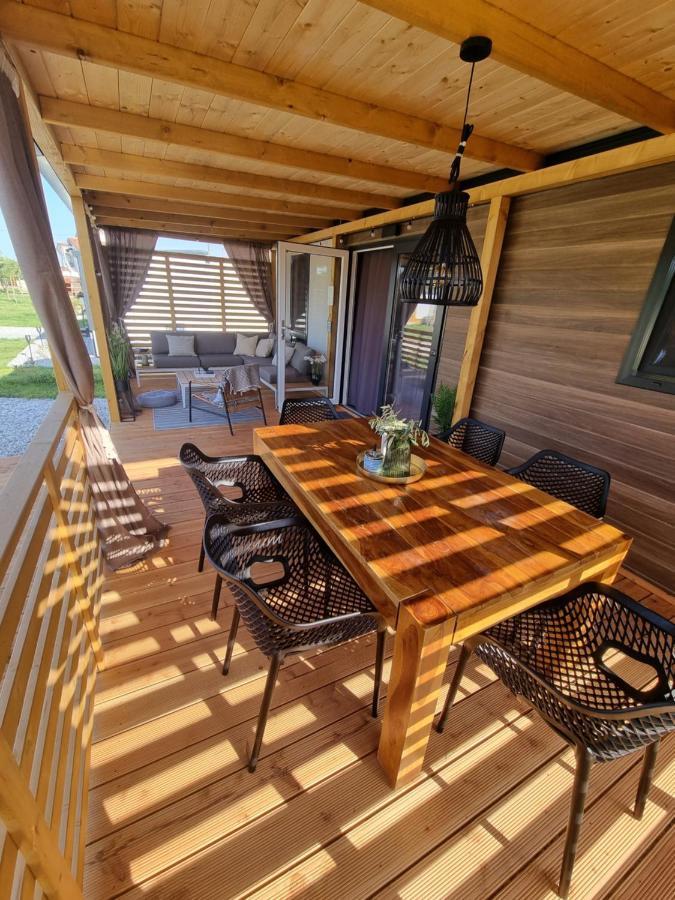 Mobilehome Elena Premium With Pool, Istria 반졸레 외부 사진