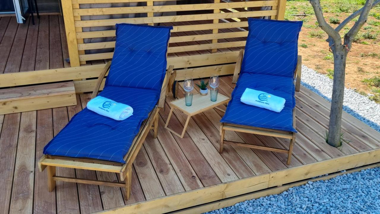 Mobilehome Elena Premium With Pool, Istria 반졸레 외부 사진