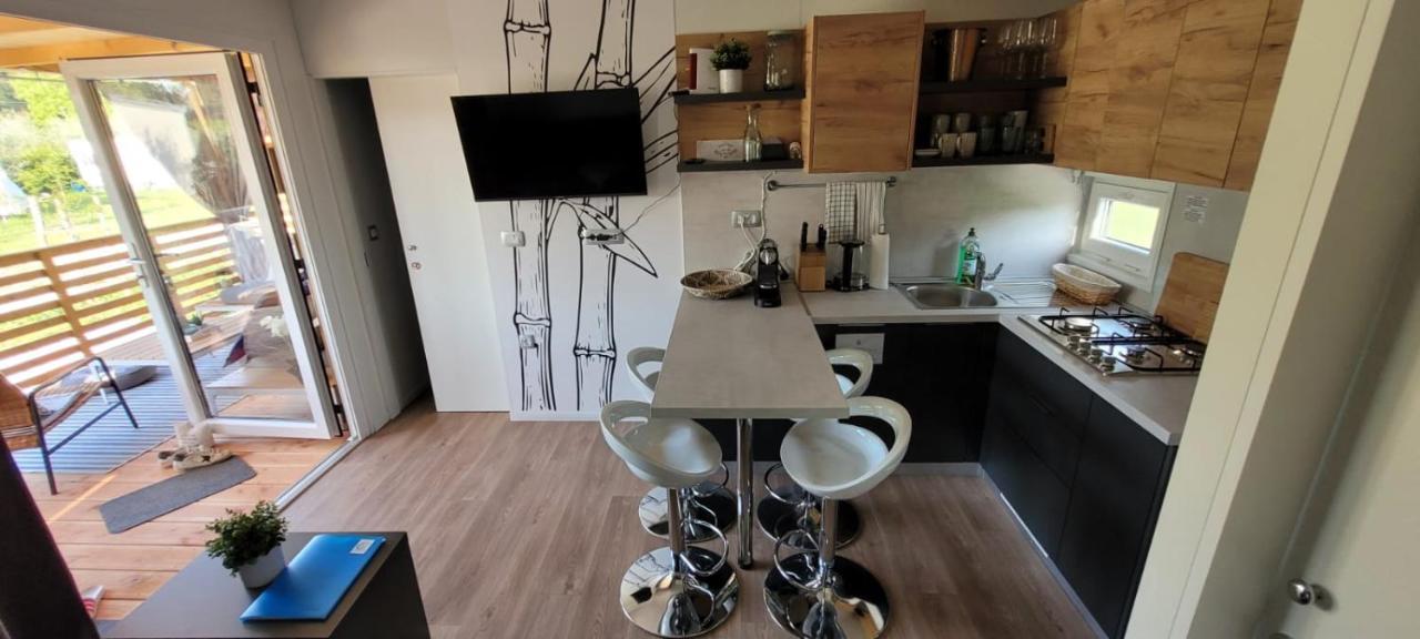 Mobilehome Elena Premium With Pool, Istria 반졸레 외부 사진