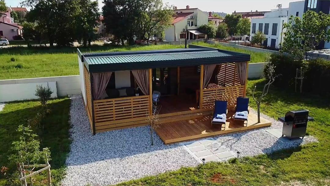 Mobilehome Elena Premium With Pool, Istria 반졸레 외부 사진